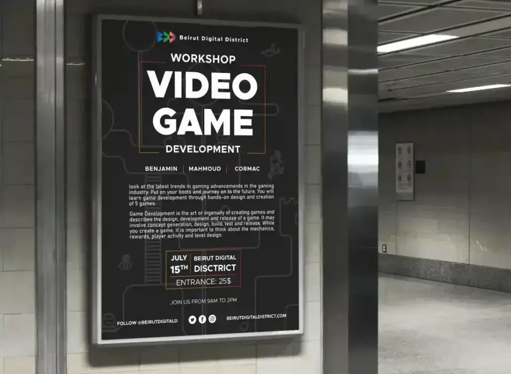 Game Dev Workshop Poster